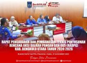 Bappelitbangda Bengkulu Utara Gelar Rapat Rencana Aksi Daerah Pangan dan Gizi (RAD-PG) Tahun 2024 – 2026