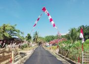 Melalui Disnakertrans Bengkulu Utara, Jalan Desa Suka Negara Tuntas Di Hotmix