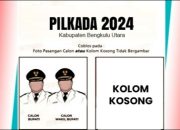 Dalam Pilkada Bengkulu Utara Ternyata Masih Banyak Masyarakat Memihak Kolom Kosong