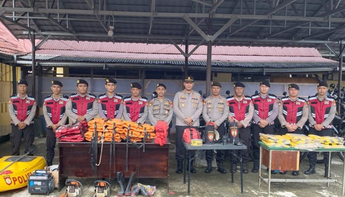 Antisipasi Bencana Alam, Polres BU Lakukan Pengecekan dan Inventarisasi Peralatan SAR
