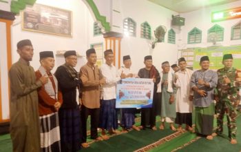 Safari Ramadhan di Datar Ruyung Meriah, Pemdes Beri Bantuan Beli Karpet Masjid Senilai 25 Juta Rupiah