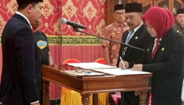 Bupati Bengkulu Utara Lantik dr Jessie Arini Sebagai Direktur RSUD Arga Makmur