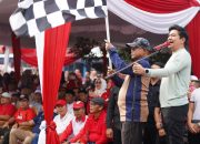 Pawai Pembangunan HUT Proklamasi RI ke-80 Secara Resmi Dilepas Bupati BU