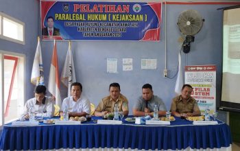 Gandeng Kejari BU, Pemdes Pagar Ruyung Gelar Pelatihan Sosialisasi Hukum