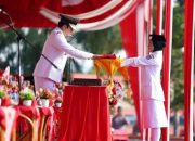 Bupati Bengkulu Utara Arie Septia Adinata Pimpin Langsung Upacara HUT RI Ke-80