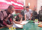 MoU Program TMMD Ditandatangani Dinas PUPR Bersama Kodim 0423 Bengkulu Utara
