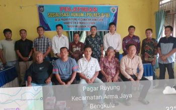 Pemerintah Desa Pagar Ruyung, Kecamatan Arma Jaya, Gelar Pelatihan Sosialisasi Hukum
