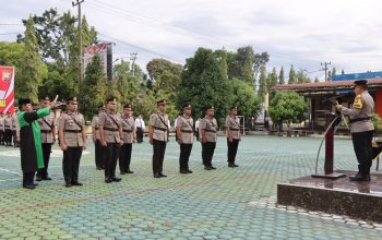 Tingkatkan Kualitas Pelayanan Kepada Masyarakat, Kapolres Bengkulu Utara Pimpin Sertijab Sejumlah Pejabat Utama dan Kapolsek Enggano