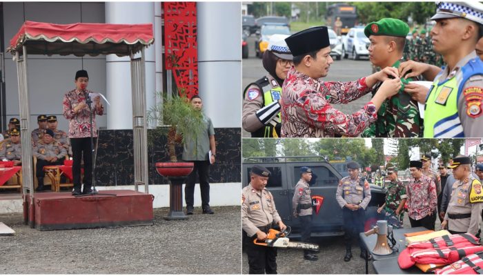 Apel Gelar Pasukan Operasi Ketupat Nala 2026 Dipimpin Bupati Bengkulu Utara
