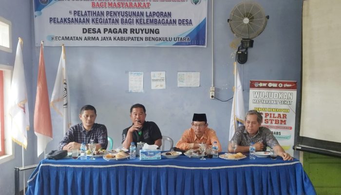 Pemdes Pagar Ruyung Gelar Pelatihan Penyusunan Laporan Pelaksanaan Kegiatan Bagi Kelembagaan Desa
